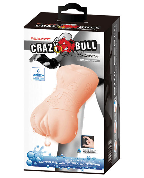 Crazy Bull No Lube Masturbator Sleeve - Vagina by Liaoyang Baile Health Care Produ