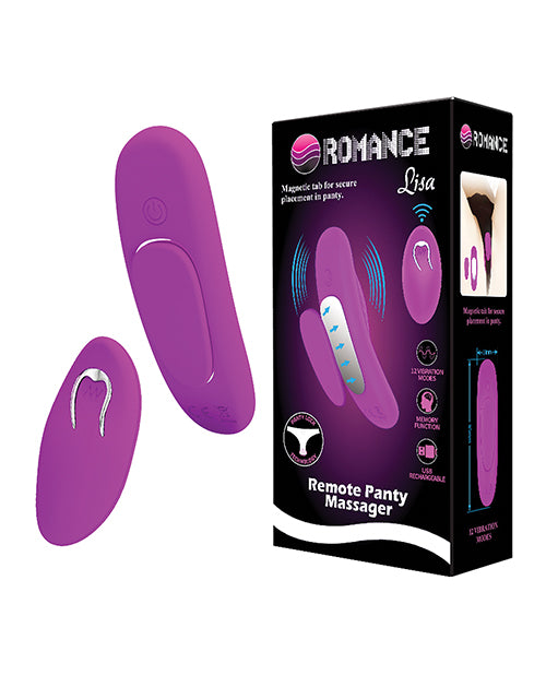 Pretty Love Romance Lisa Magnetic Panty Vibe - Fuchsia by Liaoyang Baile Health Care Produ