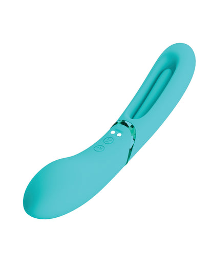 Pretty Love Romance Lexie Flapping Vibe - Aqua by Liaoyang Baile Health Care Produ