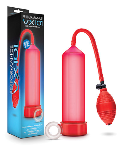 Blush Performance VX101 Male Enhancement Pump - Red