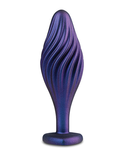 Blush Anal Adventures Matrix Swirling Bling Plug - Sapphire by Blush Novelties