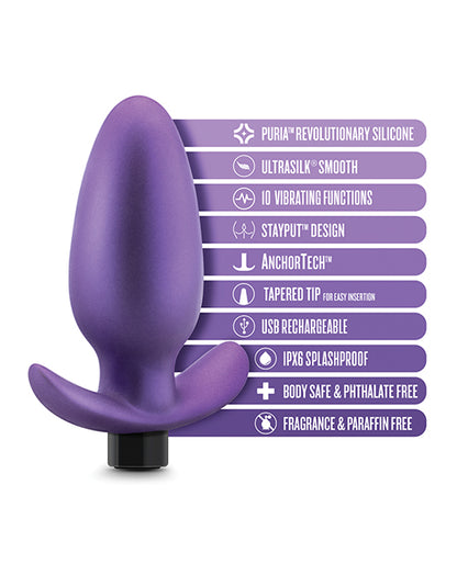 Blush Anal Adventures Matrix Excelsior Plug - Astro Violet