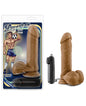 Blush Coverboy Soccer Champ 8" Vibrating Realistic Cock - Mocha by Blush Novelties