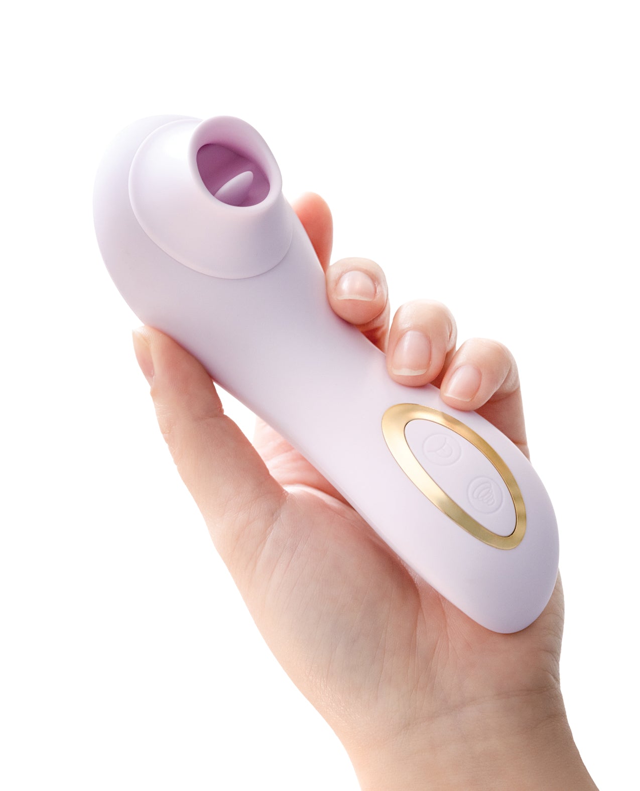 Blush Delice Fleur Suction Vibe - Barely Purple by Blush Novelties