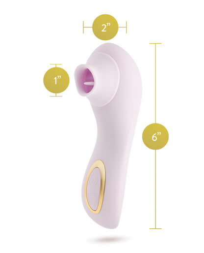 Blush Delice Fleur Suction Vibe - Barely Purple by Blush Novelties