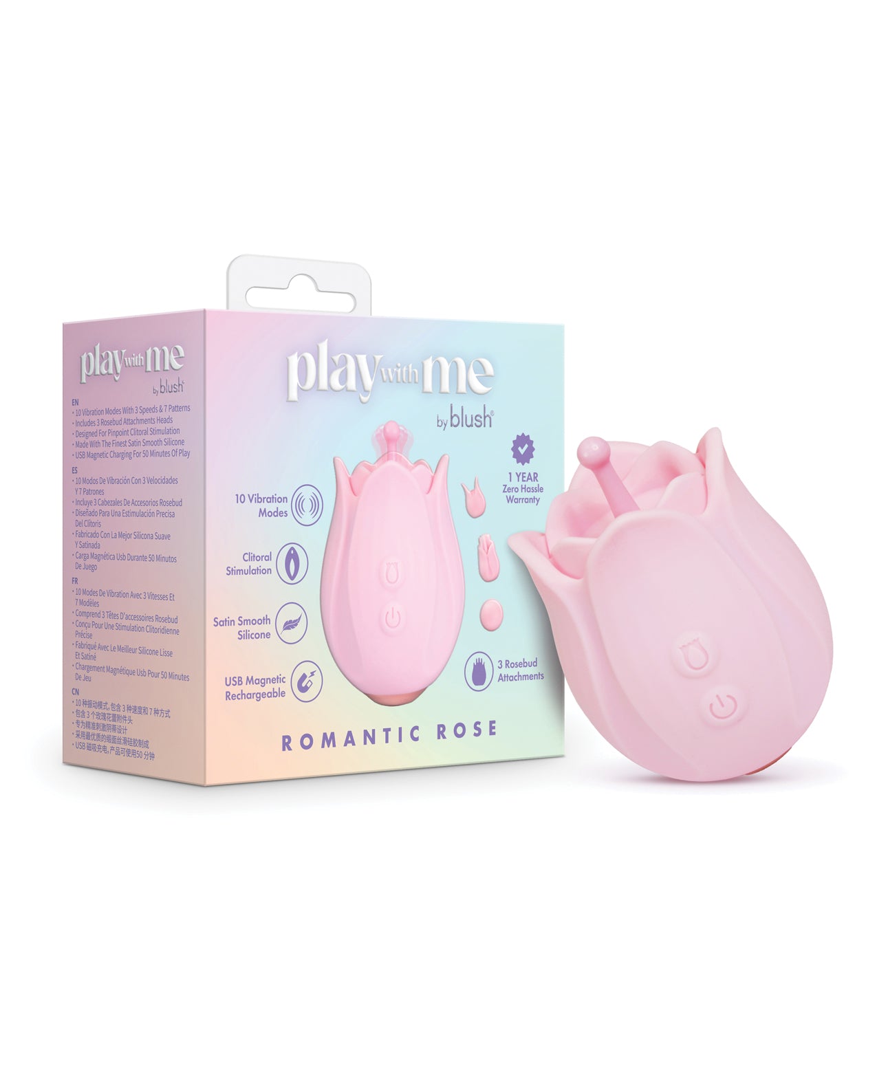 Blush Play With Me Romantic Rose - Pink by Blush Novelties