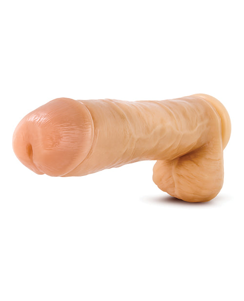 Blush Hung Rider Hammer 10" Dildo w/Suction Cup - Flesh