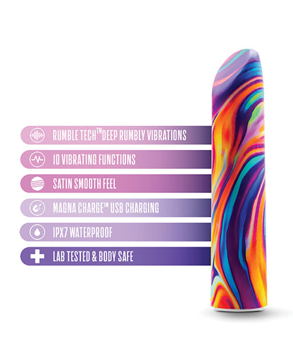 Blush Limited Addiction Psyche Power Vibe - Rainbow by Blush Novelties