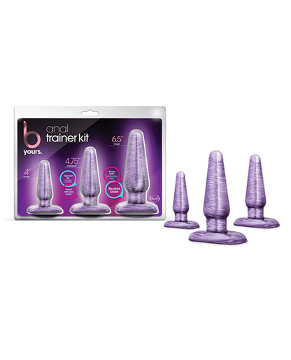 Blush B Yours Anal Trainer Kit - Purple Swirl by Blush Novelties