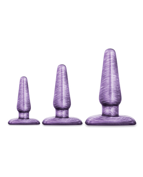 Blush B Yours Anal Trainer Kit - Purple Swirl by Blush Novelties