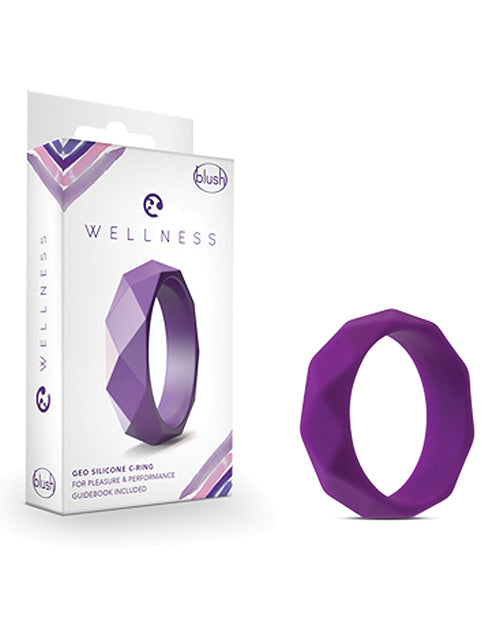 Blush Wellness Geo C-Ring - Purple by Blush Novelties