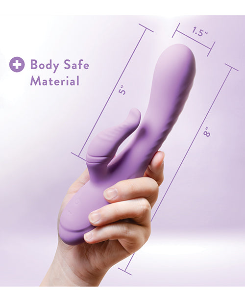 Blush Evelyn Rabbit Vibrator - Purple by Blush Novelties