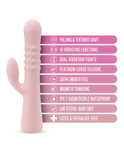 Blush Jaymie Rabbit Vibrator - Pink