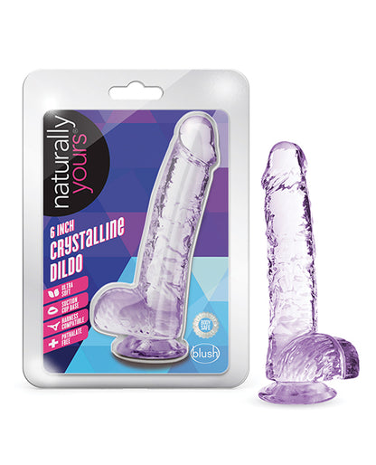 Blush Naturally Yours 6" Crystalline Dildo