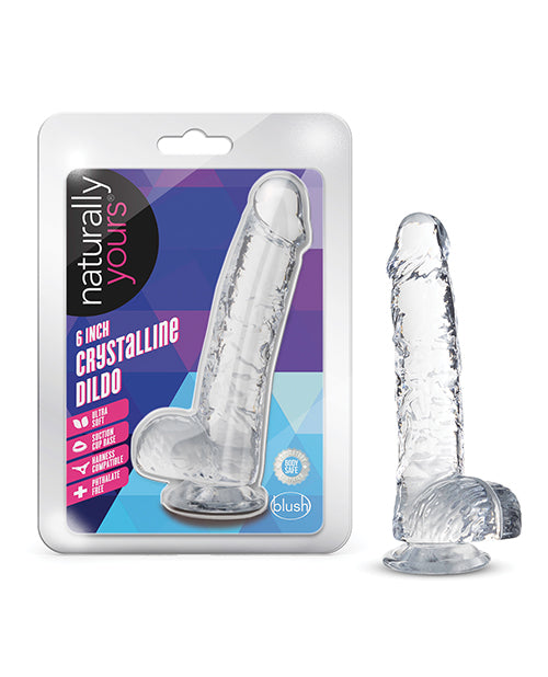 Blush Naturally Yours 6" Crystalline Dildo