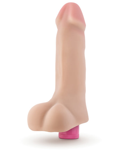 Blush X5 Plus 7" Vibrating Cock - Beige by Blush Novelties