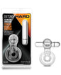 Blush Stay Hard Vibrating Tongue Ring - 10 Function Clear by Blush Novelties