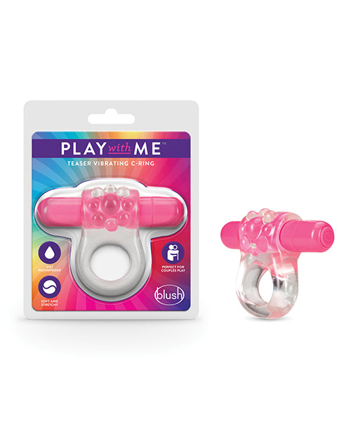Blush Play With Me Teaser Vibrating C Ring by Blush Novelties