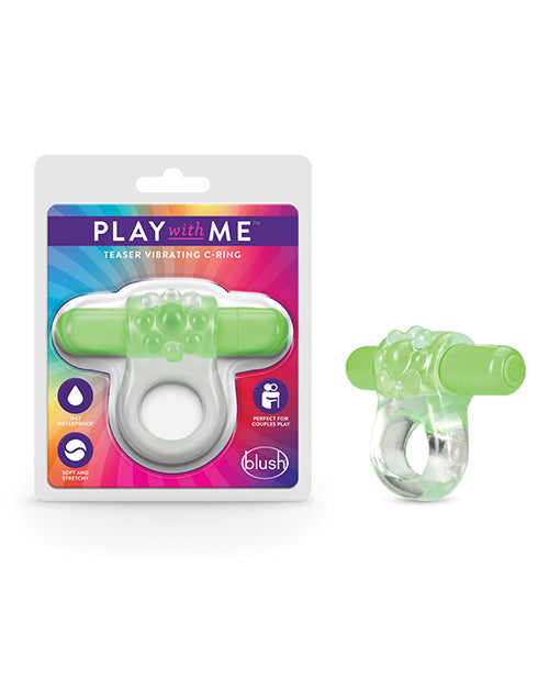 Blush Play With Me Teaser Vibrating C Ring by Blush Novelties