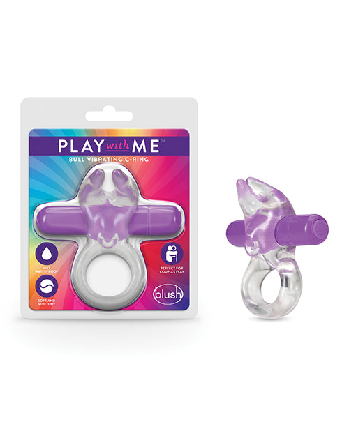 Blush Play With Me Bull Vibrating C Ring by Blush Novelties