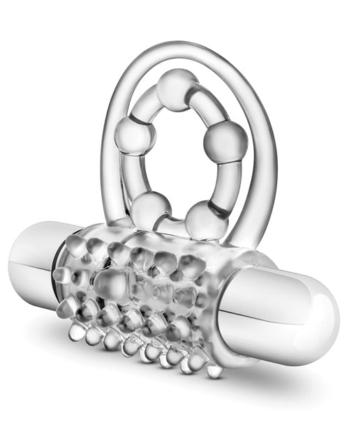 Blush Stay Hard Super Clitifier Cock Ring - Clear by Blush Novelties