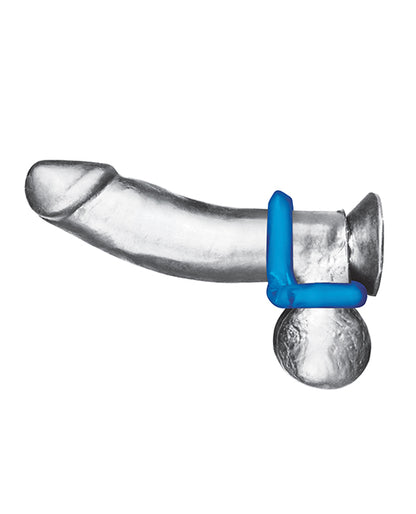 Blue Line C & B Dual Cock & Ball Stamina Enhancement Ring - Jelly Blue Pack of 2 by Electric Eel INC