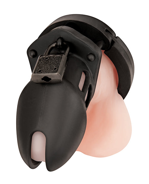 Blue Line Silicone Chastity Cage by Electric Eel INC