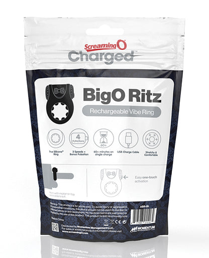 Screaming O Charged Big O Ritz - Black by Bushman Products