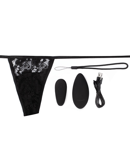 Screaming O My Secret Premium Ergonomic Remote Panty Set - Black by Bushman Products