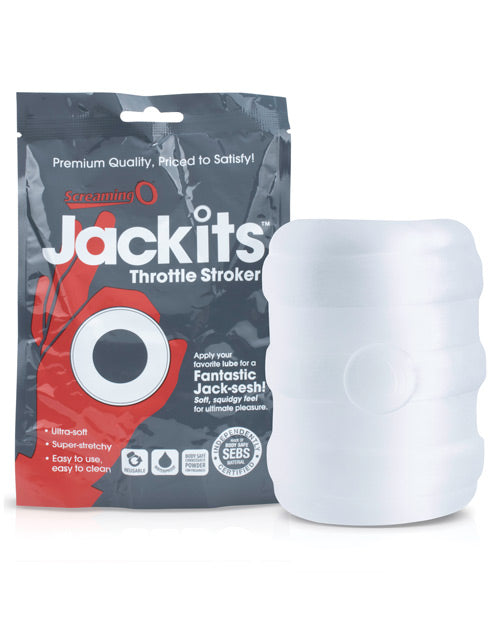 Screaming O Jackits Throttle Stroker - Clear