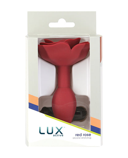 Lux Active Red Rose Silicone Anal Plug