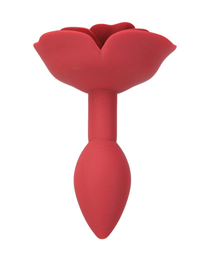 Lux Active Red Rose Silicone Anal Plug