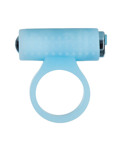 Cosmic Cock Ring w/Rechargeable Bullet - 9 Functions Glow in the Dark