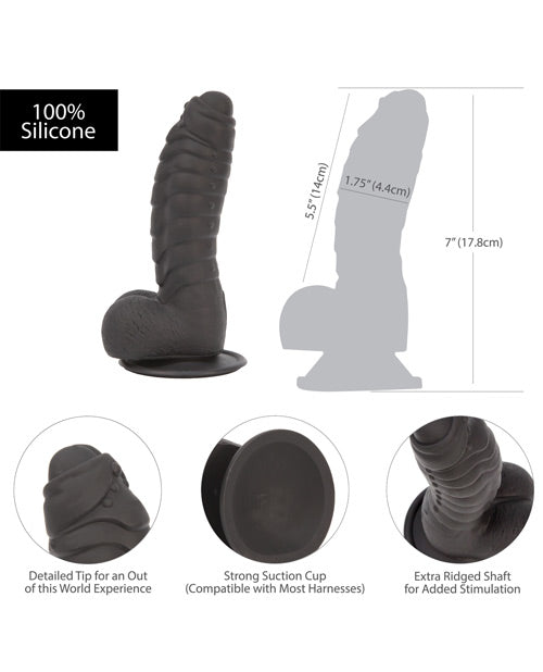 Addiction Ben 7" Dildo - Black by B.M.S. Enterprises