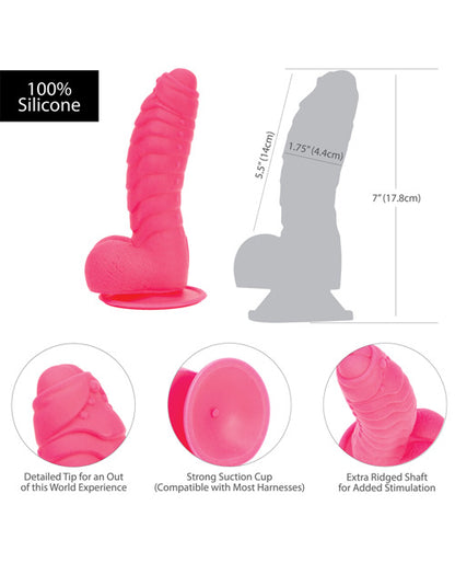 Addiction Tom 7" Dildo - Hot Pink