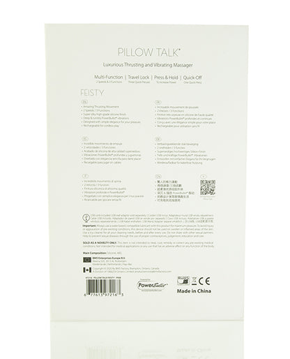 Pillow Talk Feisty by B.M.S. Enterprises