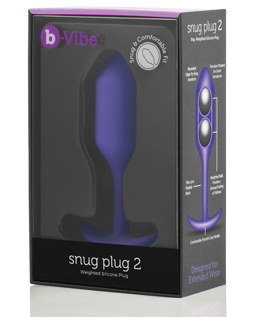 B-vibe Weighted Snug Plug 2 - 114 G