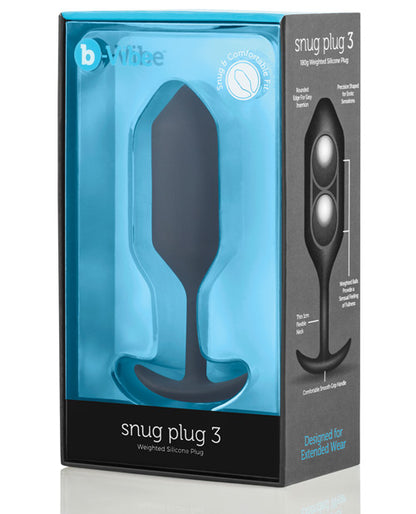 B-vibe Weighted Snug Plug 3 - 180 G