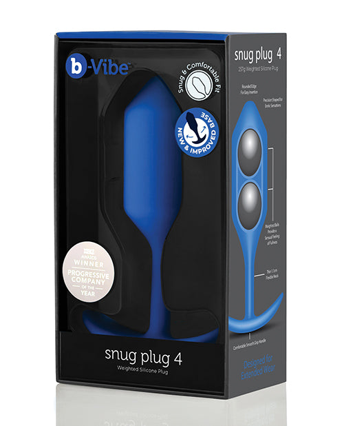B-vibe Weighted Snug Plug 4 - 257 G by Cotr INC
