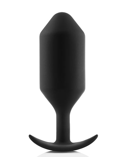 B-Vibe Weighted Snug Plug 7 - 600 g Black by Cotr INC