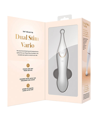 Bodywand Dual Stim Vario - White by Xgen