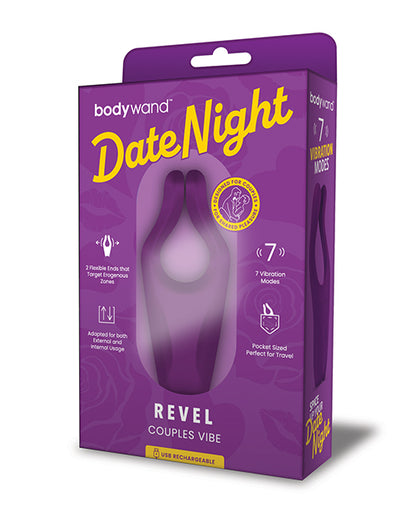 Bodywand Date Night Revel Couples Vibe - Purple by Xgen