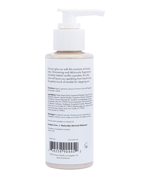 Cgc Glow Pink Cupcake Shimmer Body Lotion - 4 Oz by Classic Brands