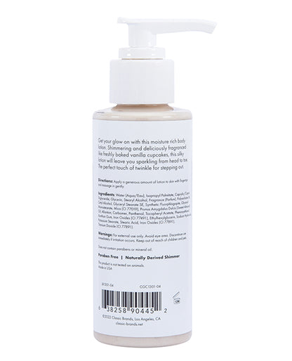Cgc Glow Pink Cupcake Shimmer Body Lotion - 4 Oz by Classic Brands