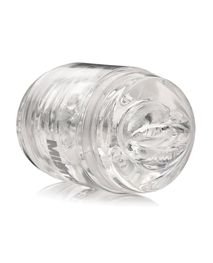 Curve Toys Mistress Double Shot Mini Masturbator Mouth & Pussy - Clear by Curve Toys C/o Xr
