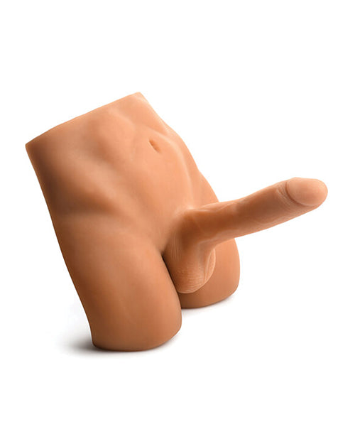 Curve Toys Jock Ass Masturbator w/Poseable Dildo by Curve Toys C/o Xr