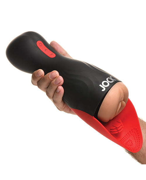 Curve Toys Jock Sucking & Vibrating Pussy Masturbator by Curve Toys C/o Xr