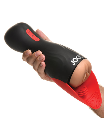 Curve Toys Jock Sucking & Vibrating Pussy Masturbator by Curve Toys C/o Xr