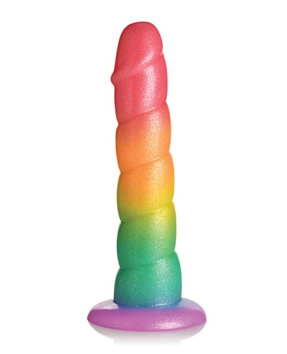 Curve Toys Simply Sweet 6.5" Rainbow Dildo