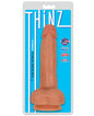 Curve Toys Thinz 7" Slim Dong w/Balls - Vanilla by Curve Toys C/o Xr